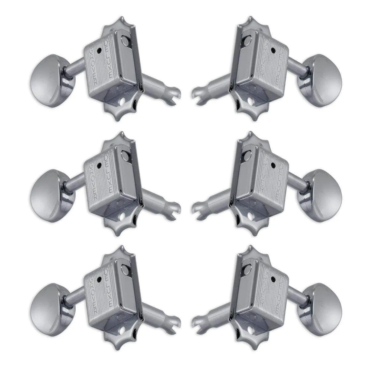 Grover Deluxe Machineheads ~ Chrome ~ 3 3
