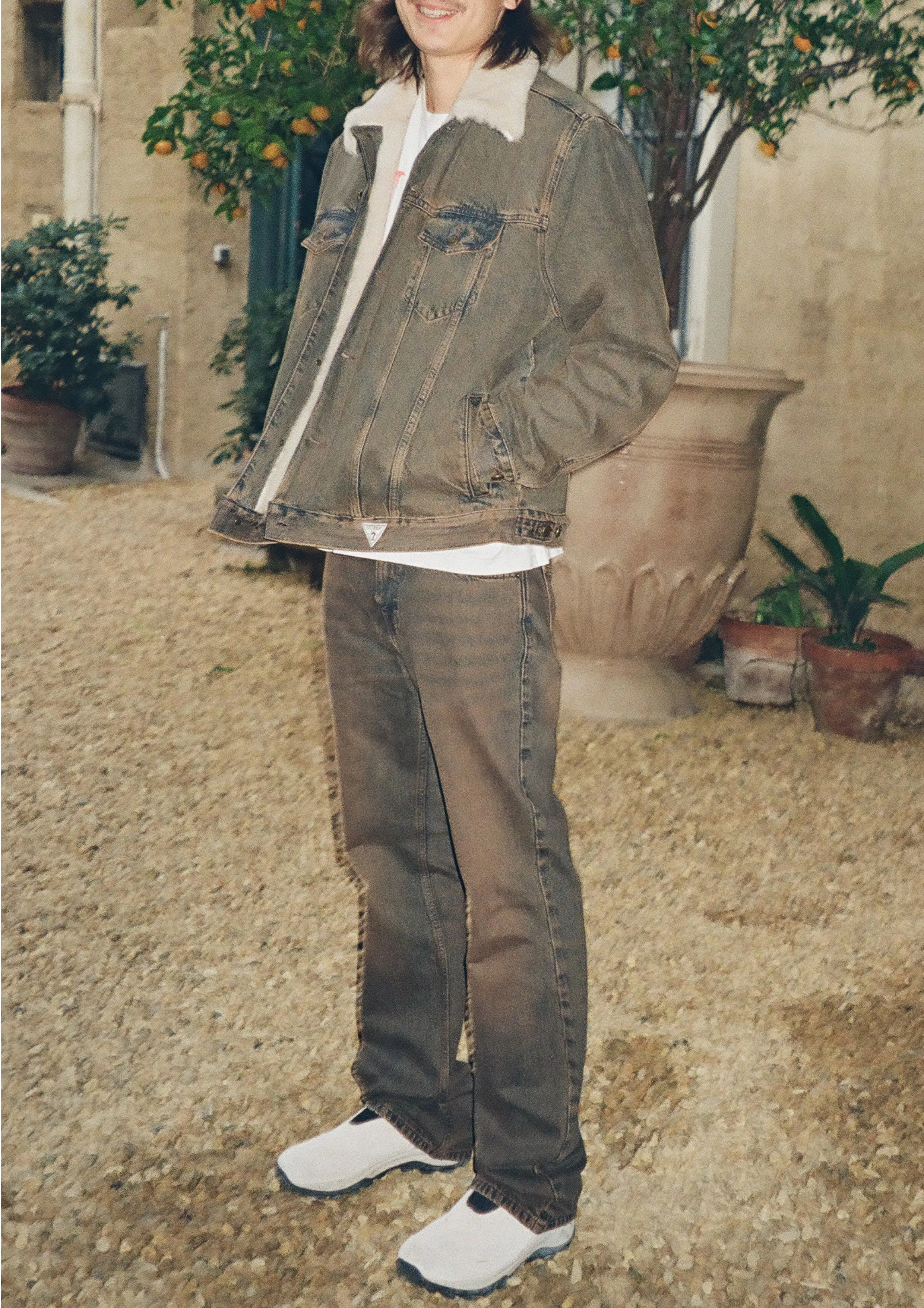 GUESS USA - GUSA TINTED SHERPA JACKET