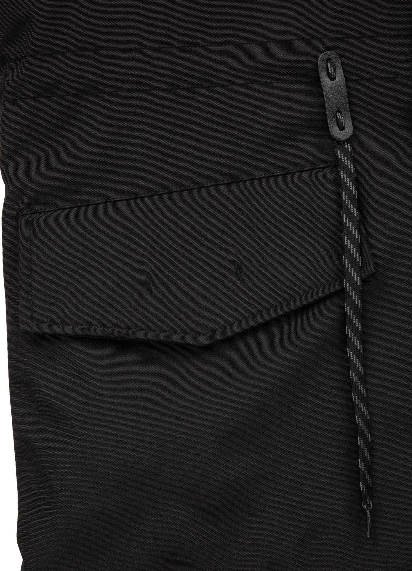 Gunner Hooded Parka Jacket - Black