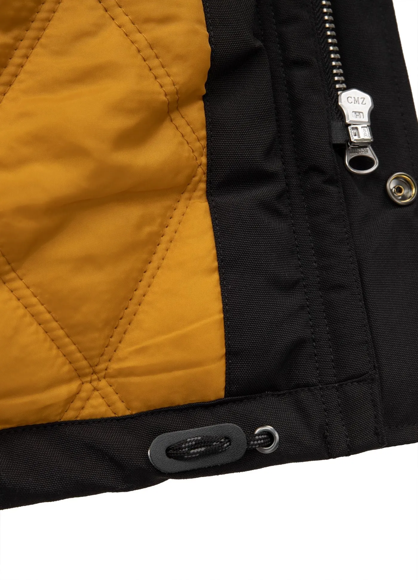 Gunner Hooded Parka Jacket - Black
