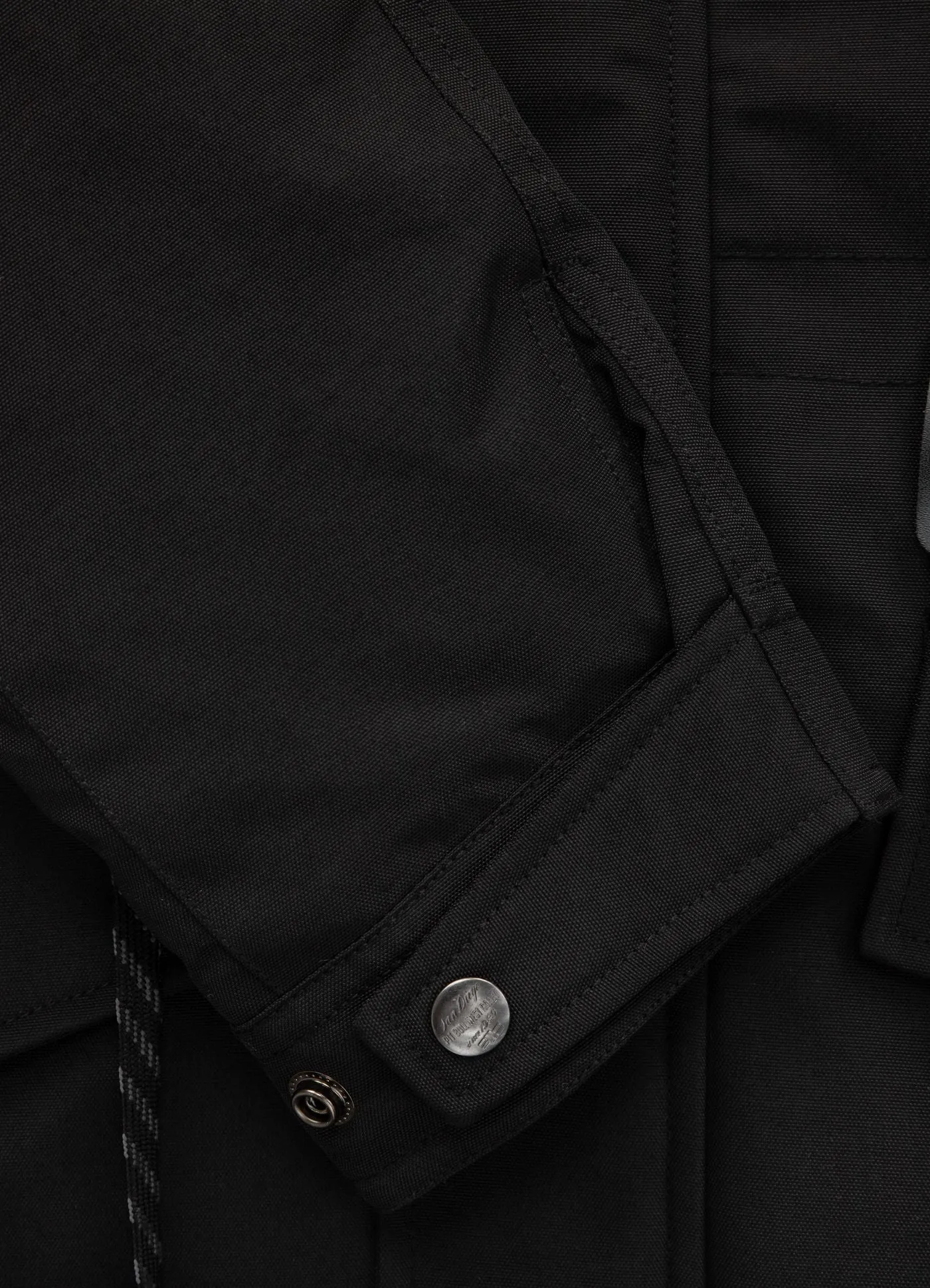 Gunner Hooded Parka Jacket - Black