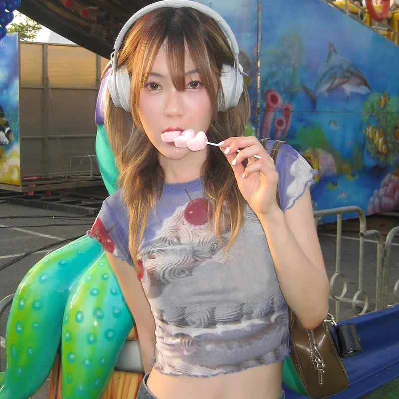 Harajuku skinny T-shirt  UB98425