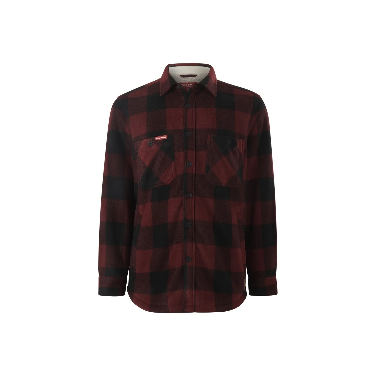 Hard Yakka Men's Legends Sherpa With Free Beanie - Burgundy