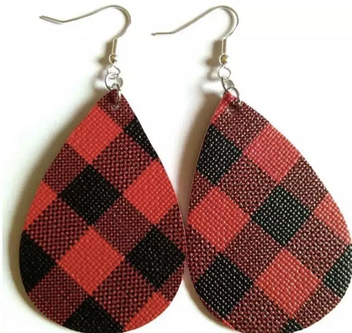 Hats { Blessed mama } Gray distressed with buffalo plaid in red and black check adjustable Velcro. Any custom sating available.