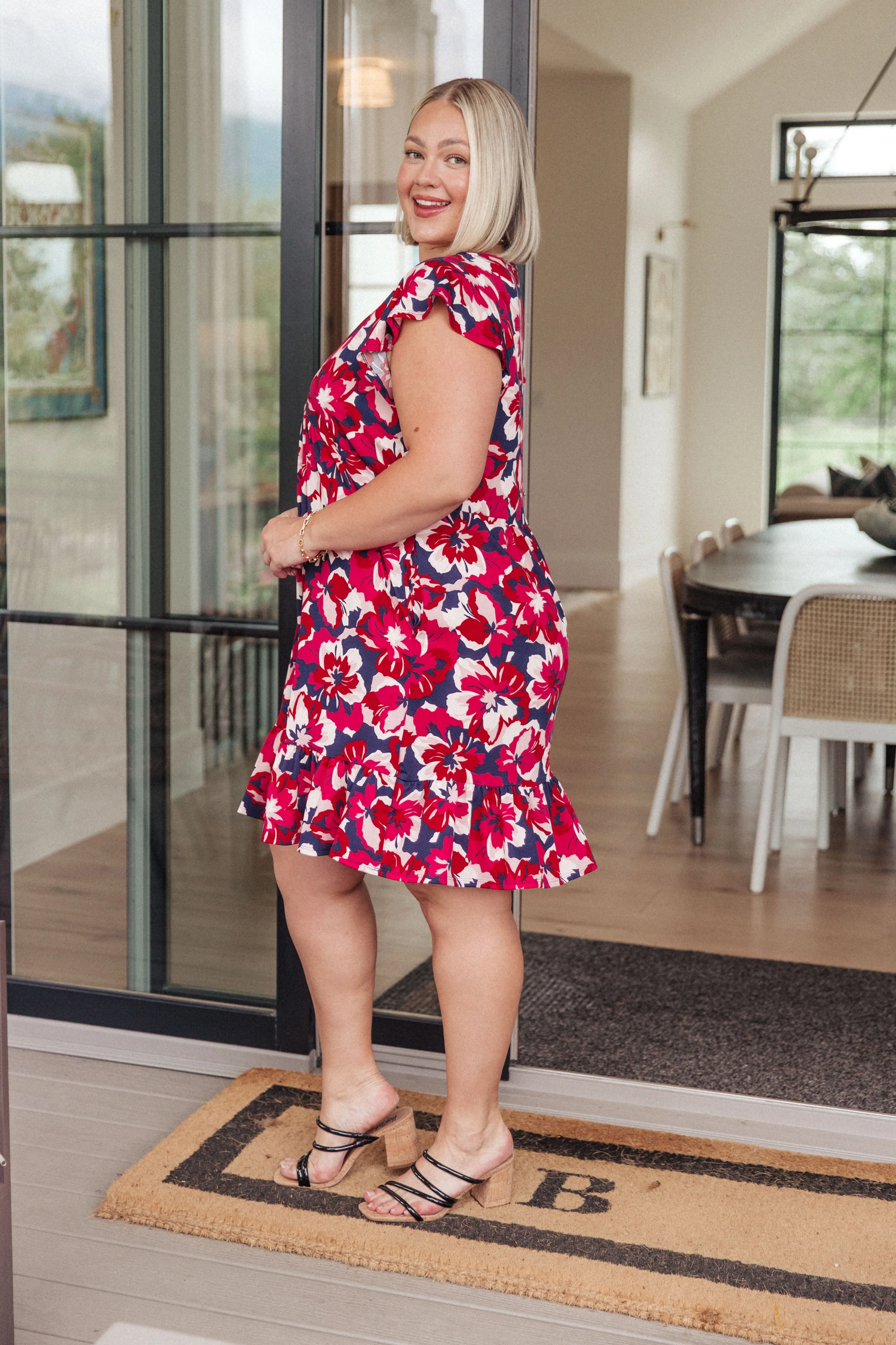 Hazel Blues® |  No Downside Floral Dress