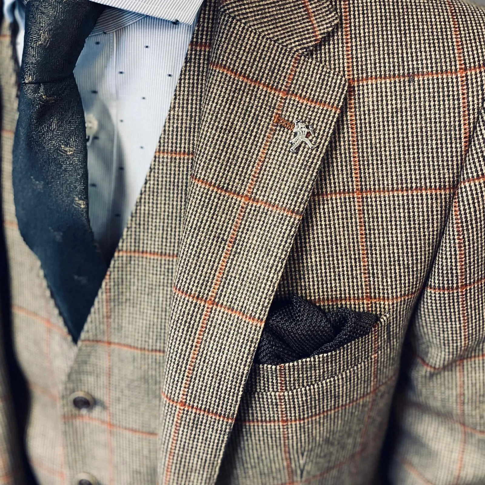 Herbie Frogg Brown Papillon 3pc Suit