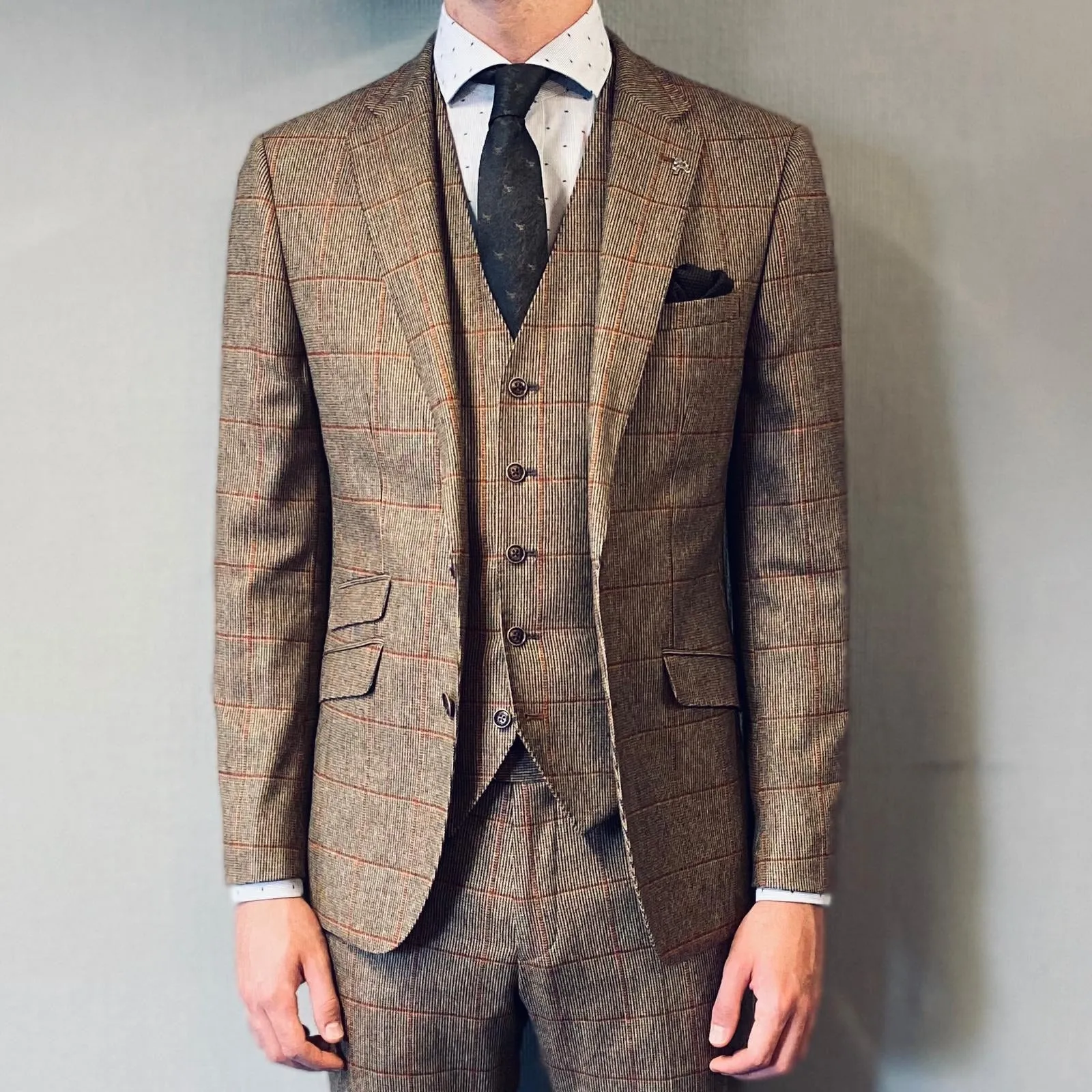 Herbie Frogg Brown Papillon 3pc Suit