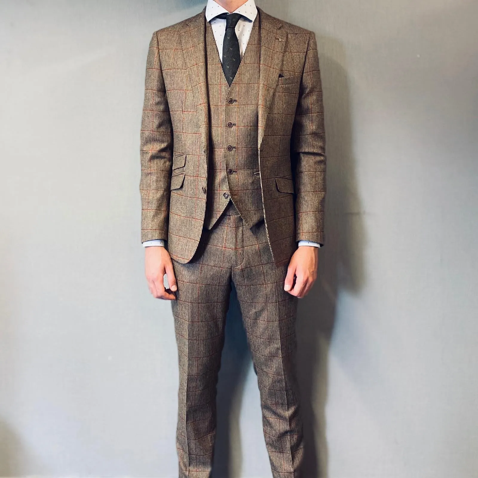 Herbie Frogg Brown Papillon 3pc Suit