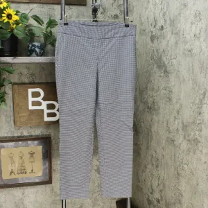 Hilary Radley Women's Tummy Control Panel Pull On Pants Houndstooth Large