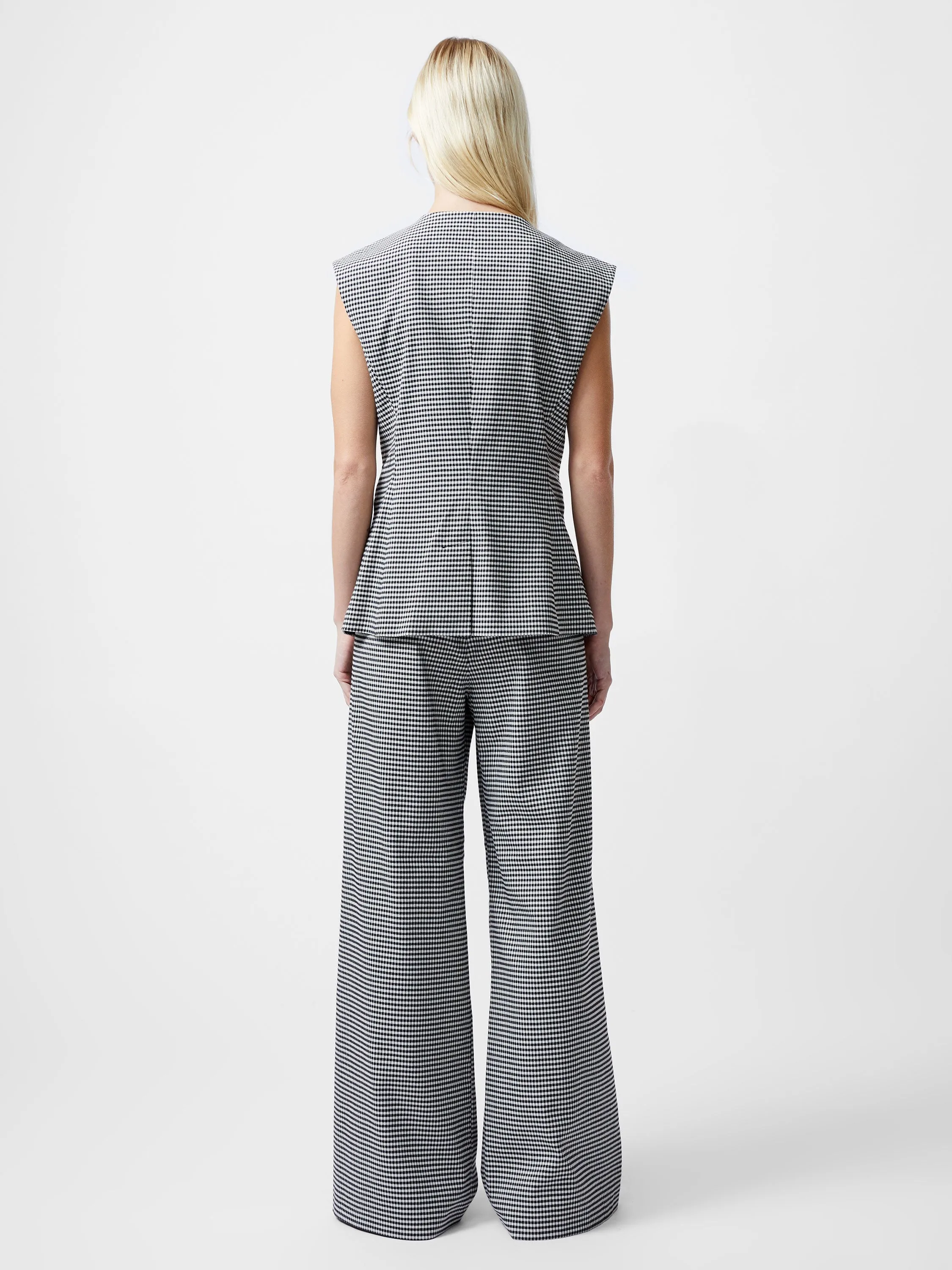Holden Houndstooth Crew Neck Waistcoat
