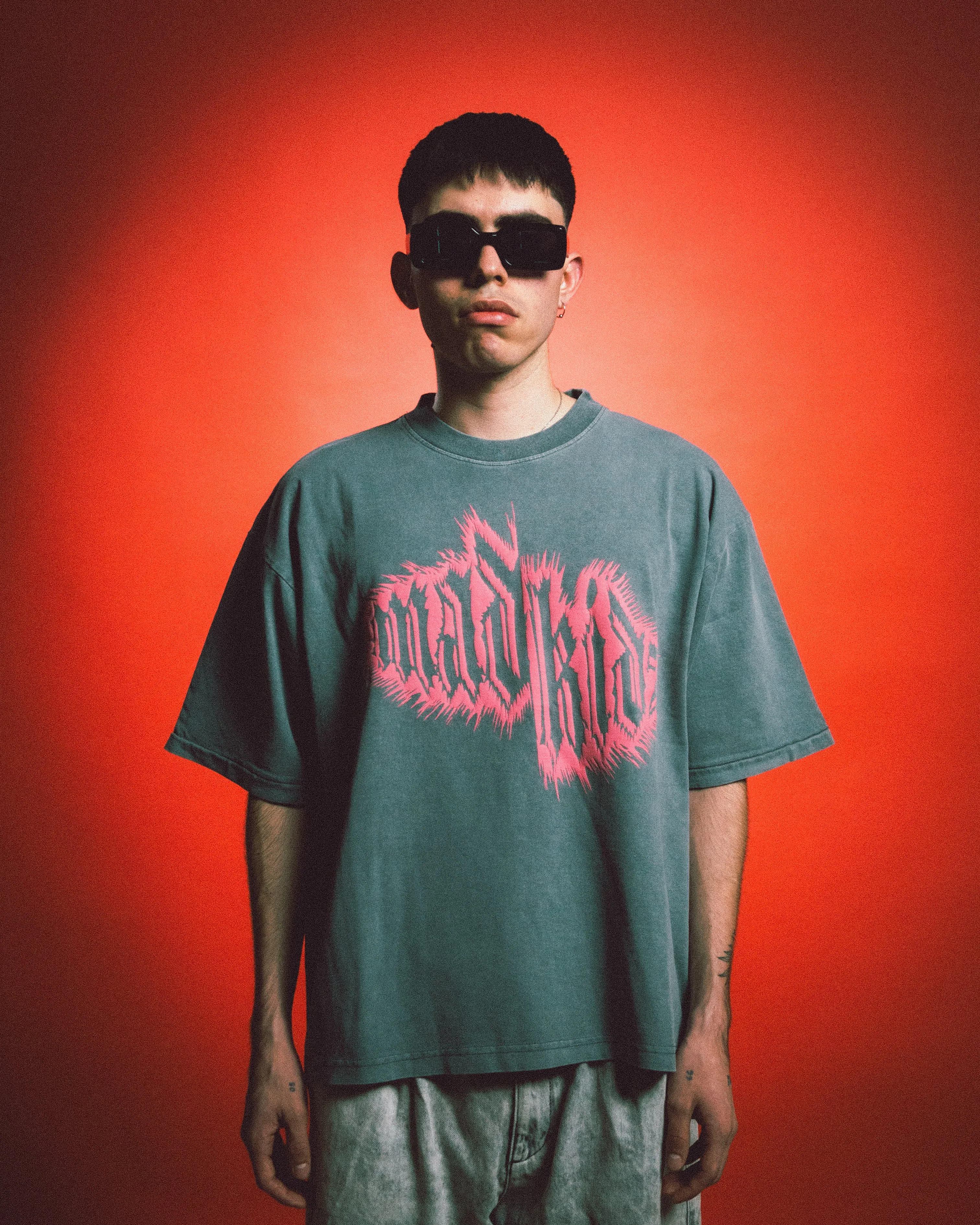Holy Cropped T-shirt - Grey