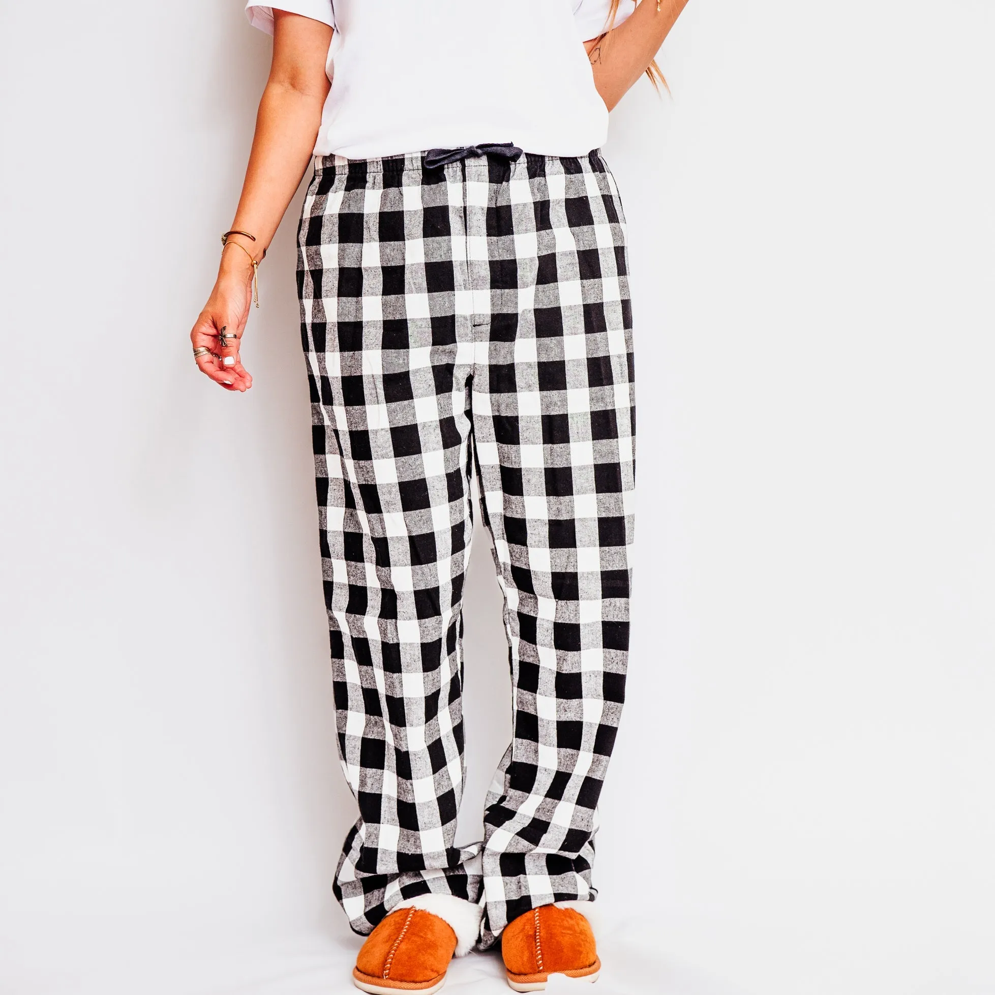 Home Body Block | Plaid Pajama Set