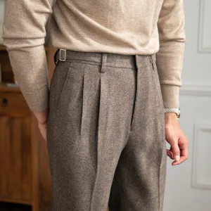 Houndstooth Edinburgh Straight Fit Trousers