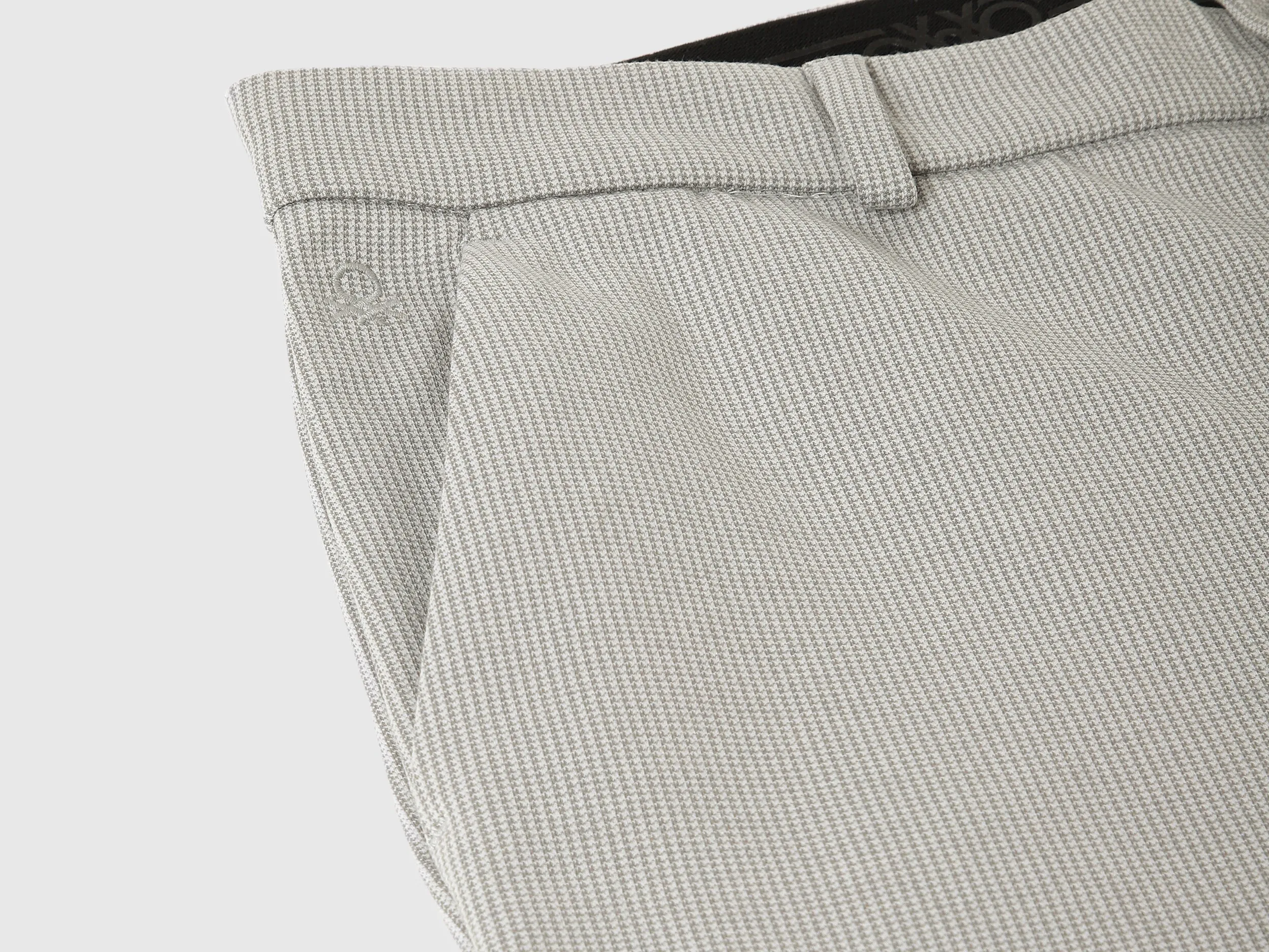 Houndstooth Slim Fit Trousers