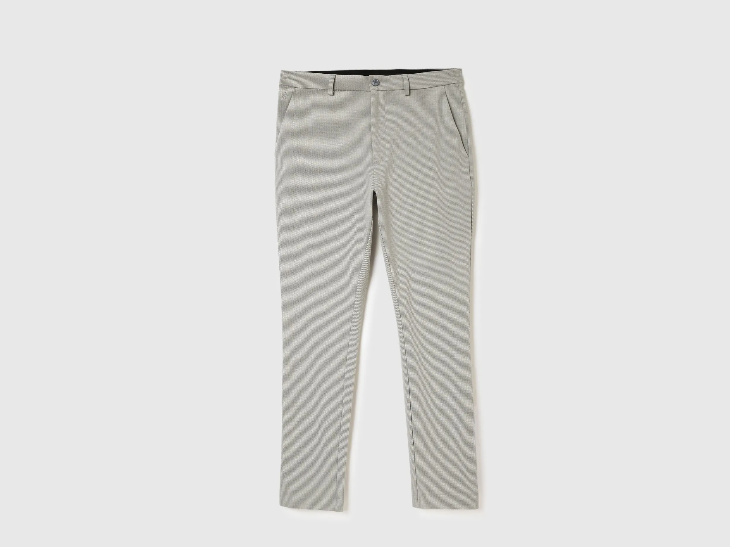 Houndstooth Slim Fit Trousers