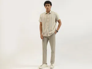 Houndstooth Slim Fit Trousers