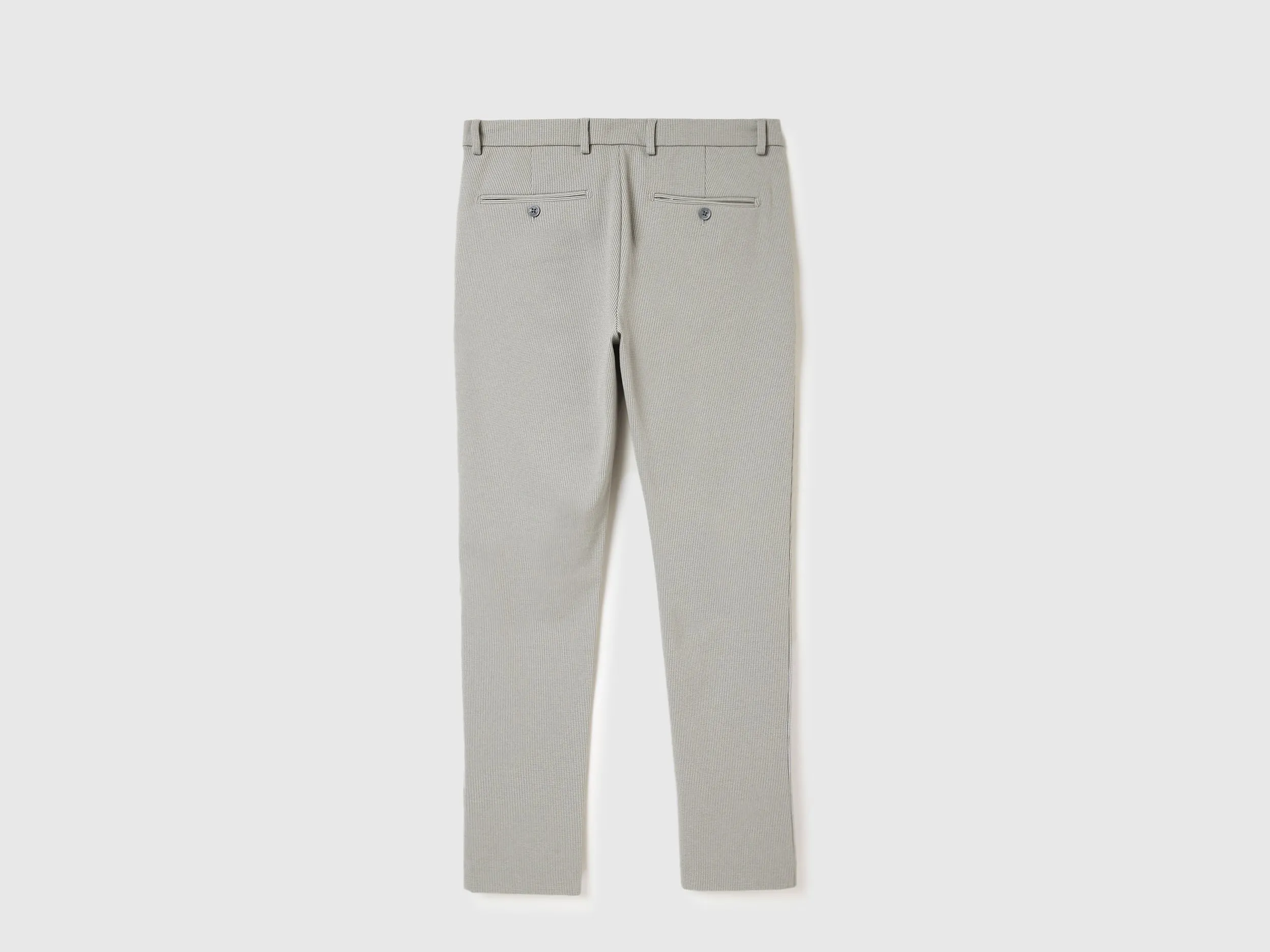 Houndstooth Slim Fit Trousers