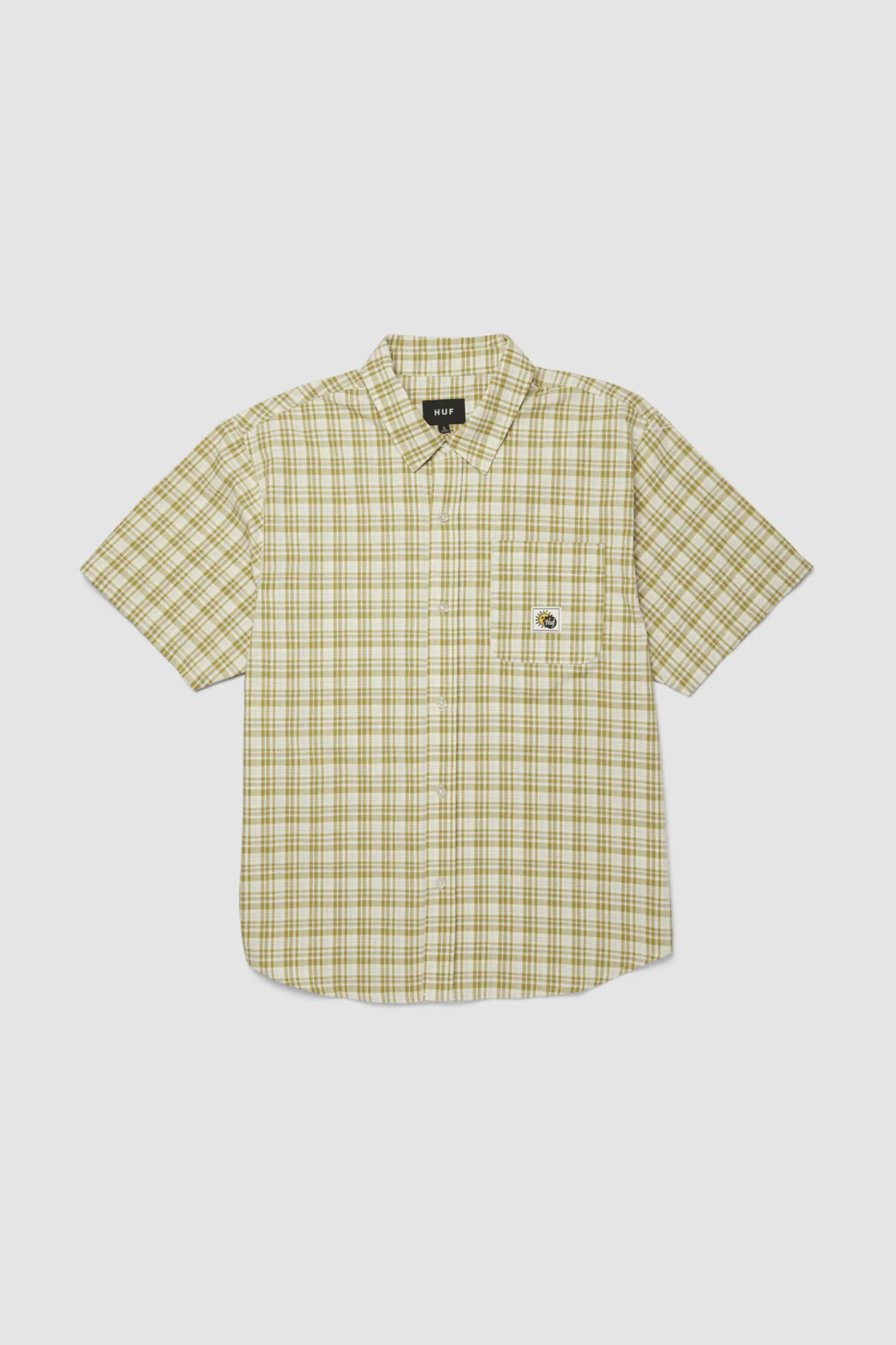 HUF - TOTAL ECLIPSE PLAID SHIRT - MUSTARD