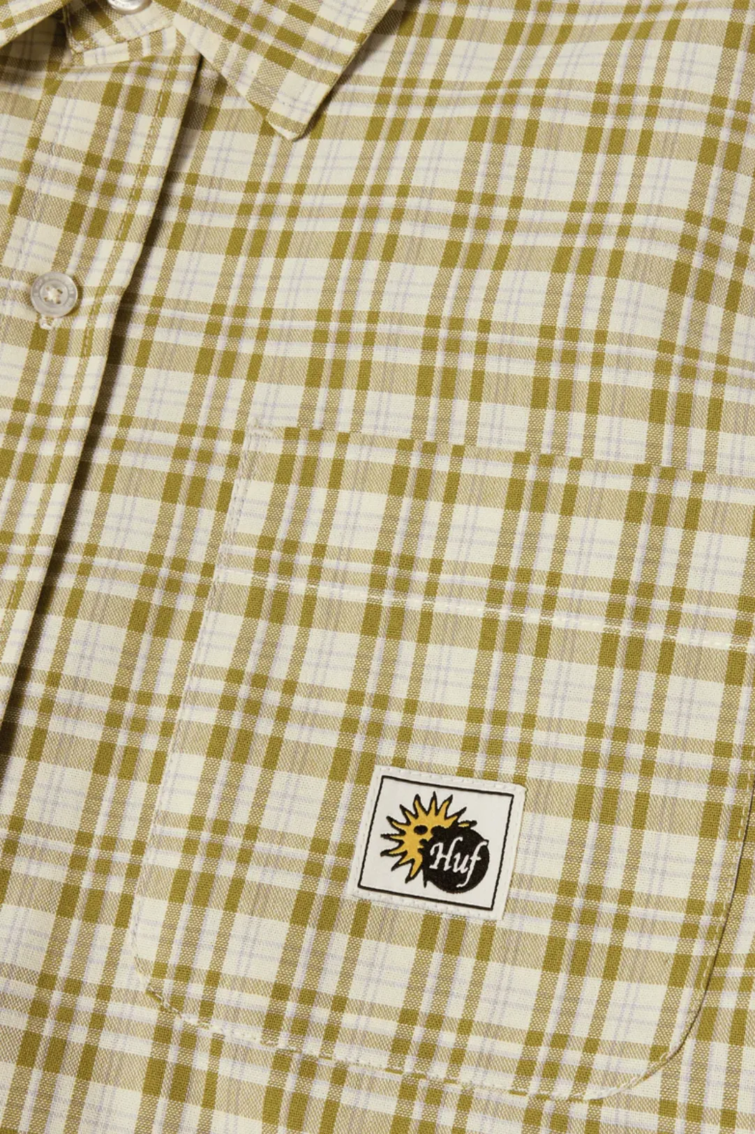 HUF - TOTAL ECLIPSE PLAID SHIRT - MUSTARD