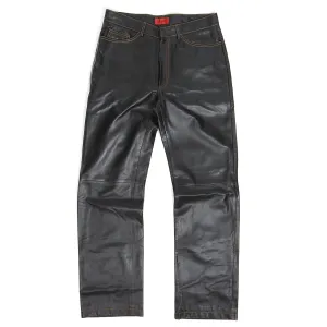 Hugo Boss Leather Trousers Size 32