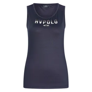 HV Polo Navy rose gold Annabel vest top