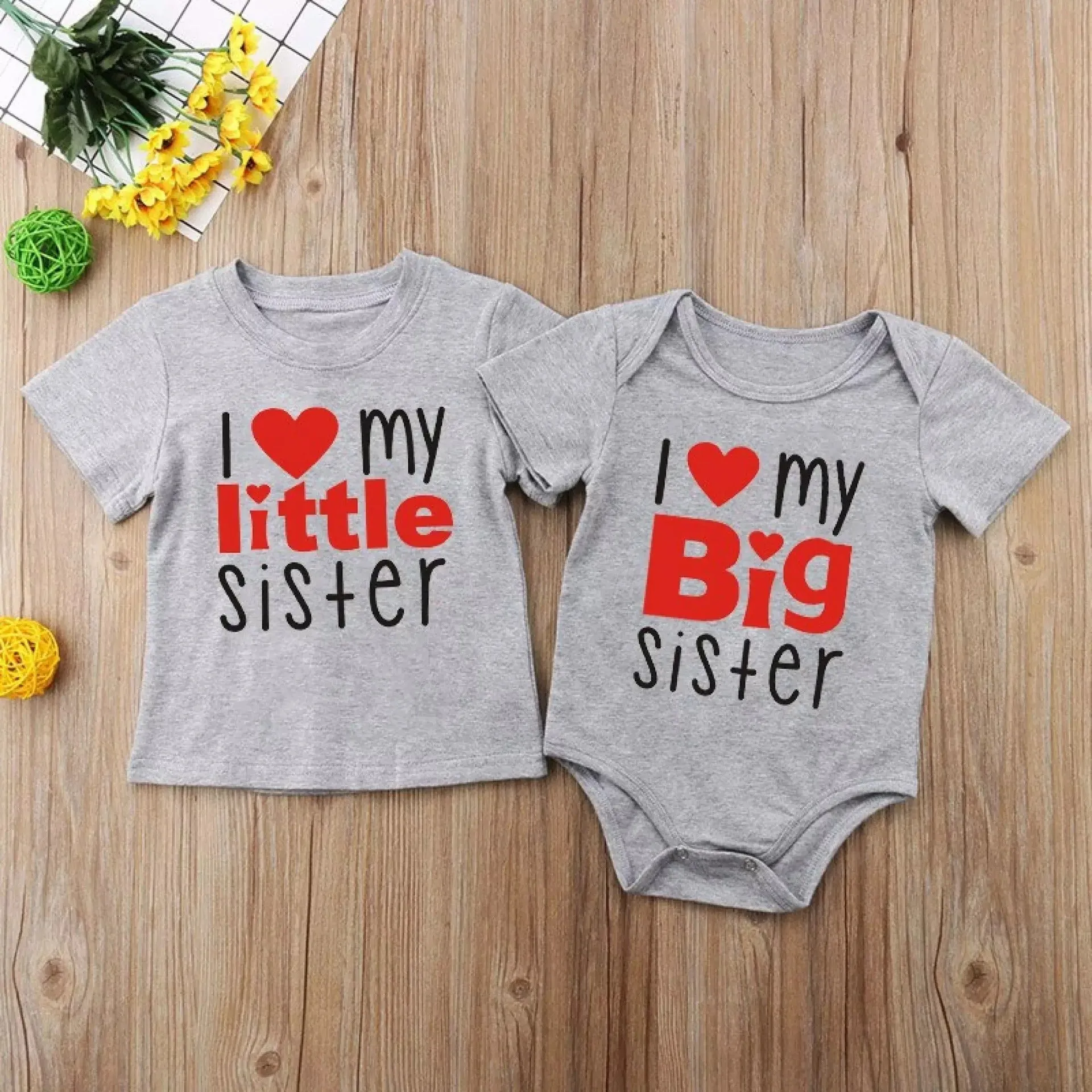 I Love My Big Sister Matching Shirts
