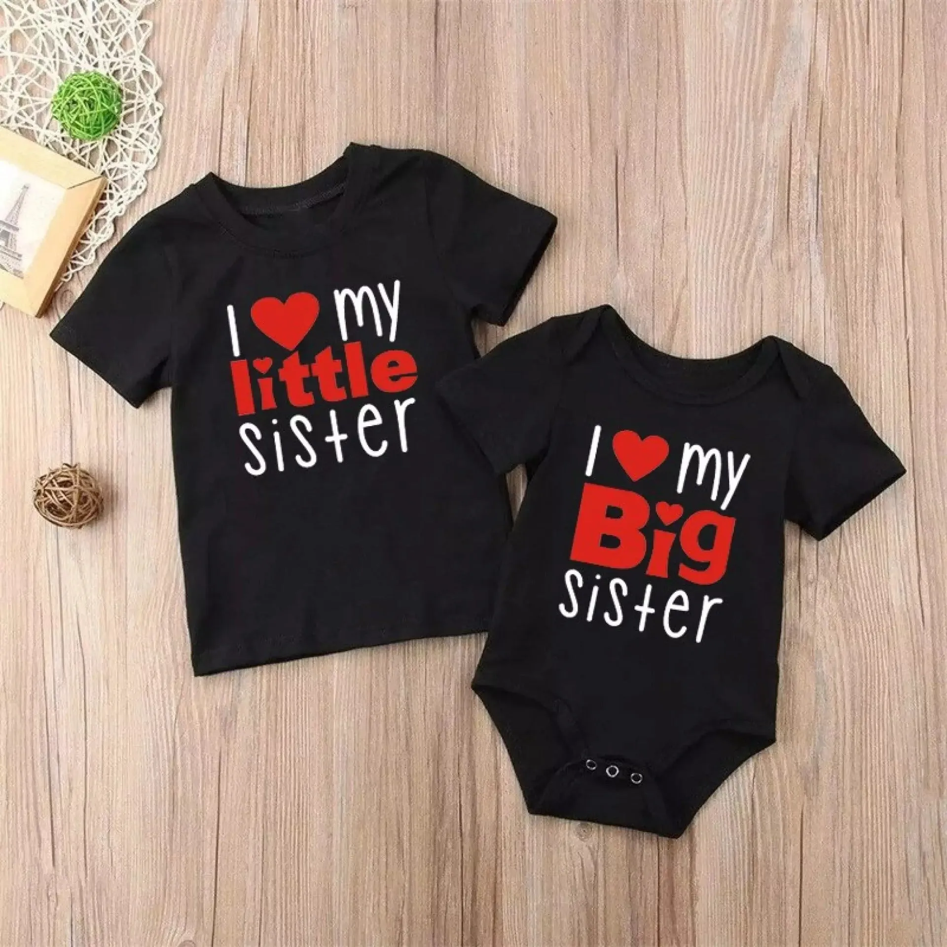 I Love My Big Sister Matching Shirts