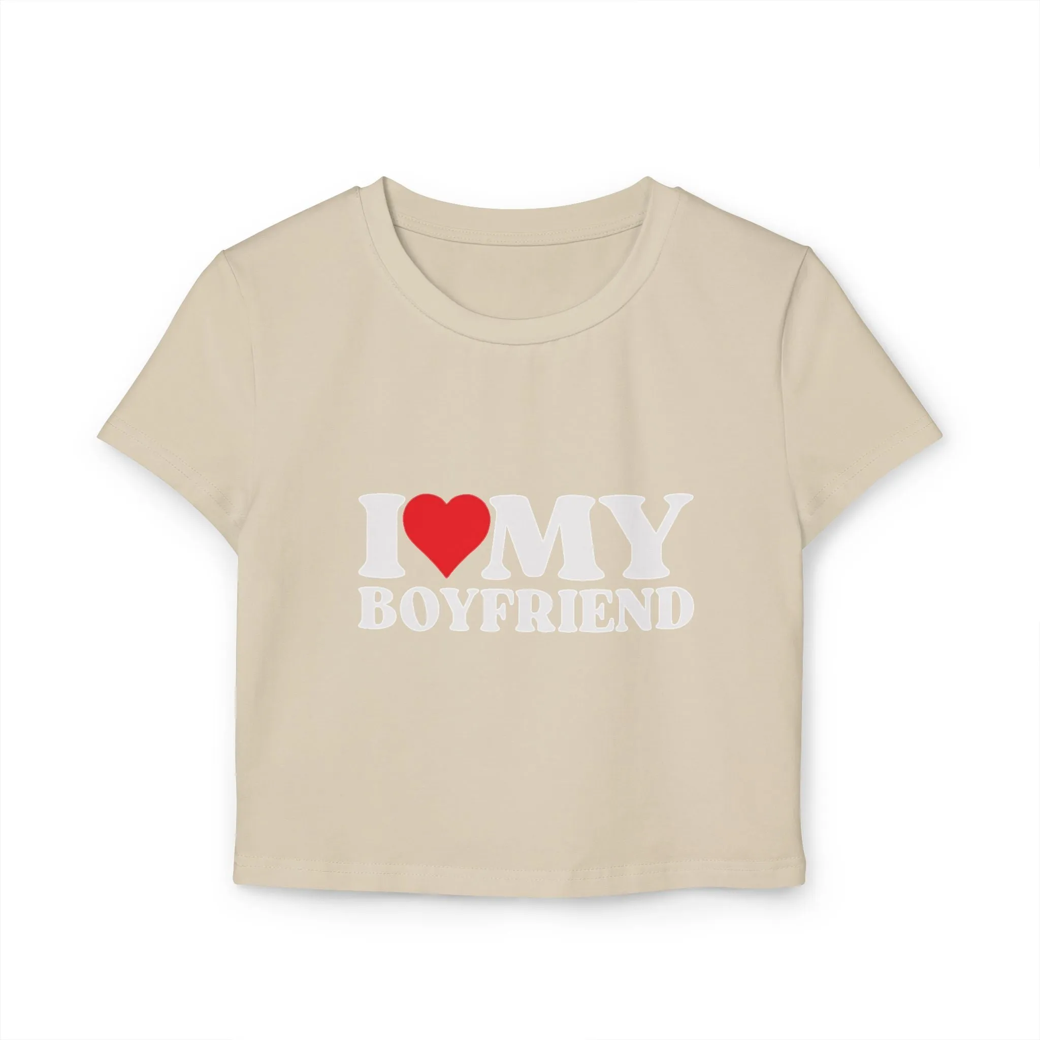 I ❤️ My Boyfriend Cropped Tee