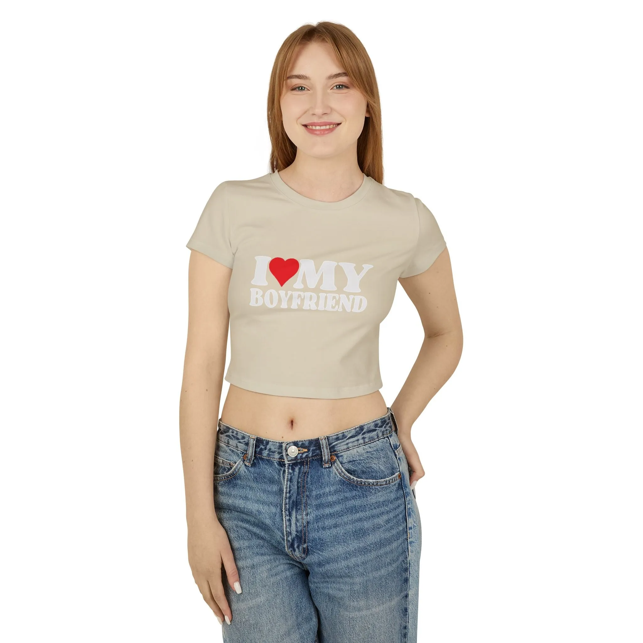I ❤️ My Boyfriend Cropped Tee