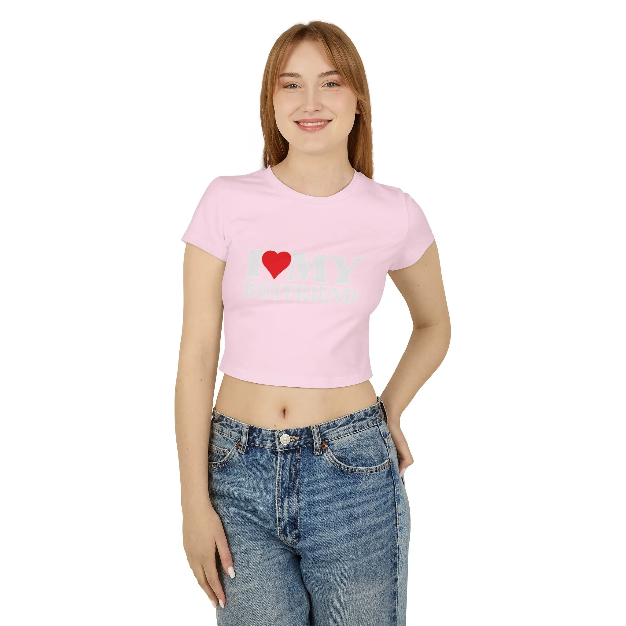 I ❤️ My Boyfriend Cropped Tee