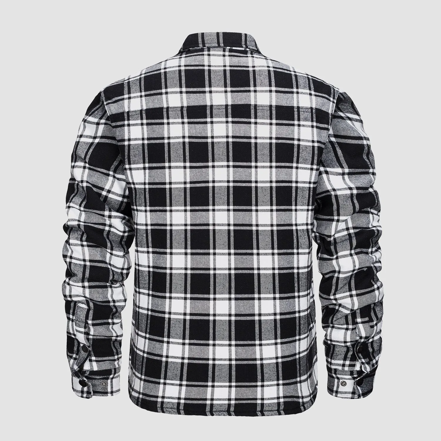 Ian | Thick Checkered Flannel Polo Shirt