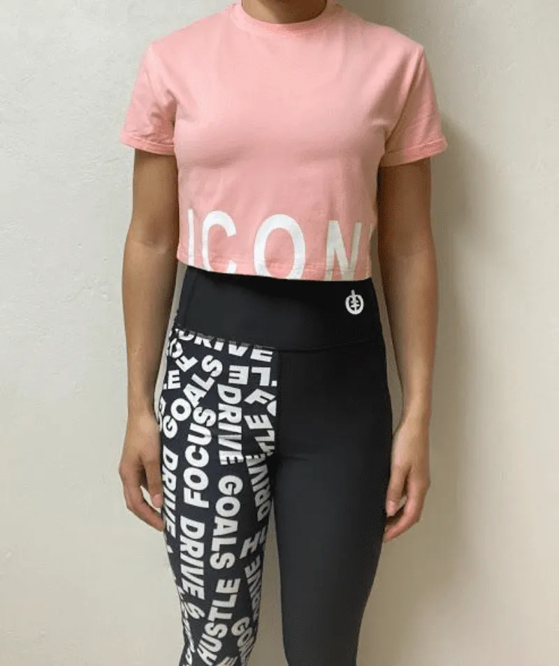 ICONI Core Crop Top | Pink