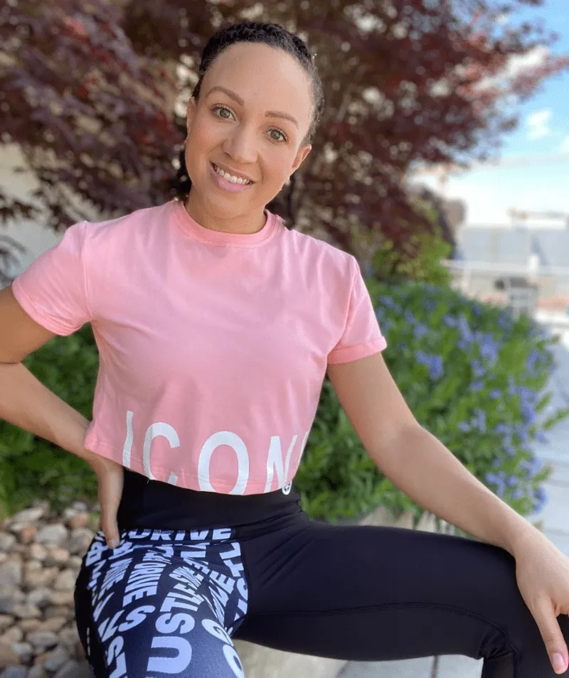 ICONI Core Crop Top | Pink