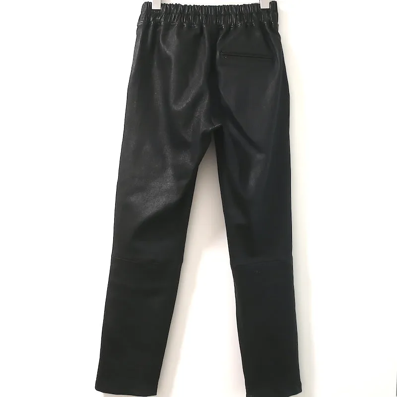 Ines & Marechal Jardin Leather Pants Black Size 36 Pull-On Trousers