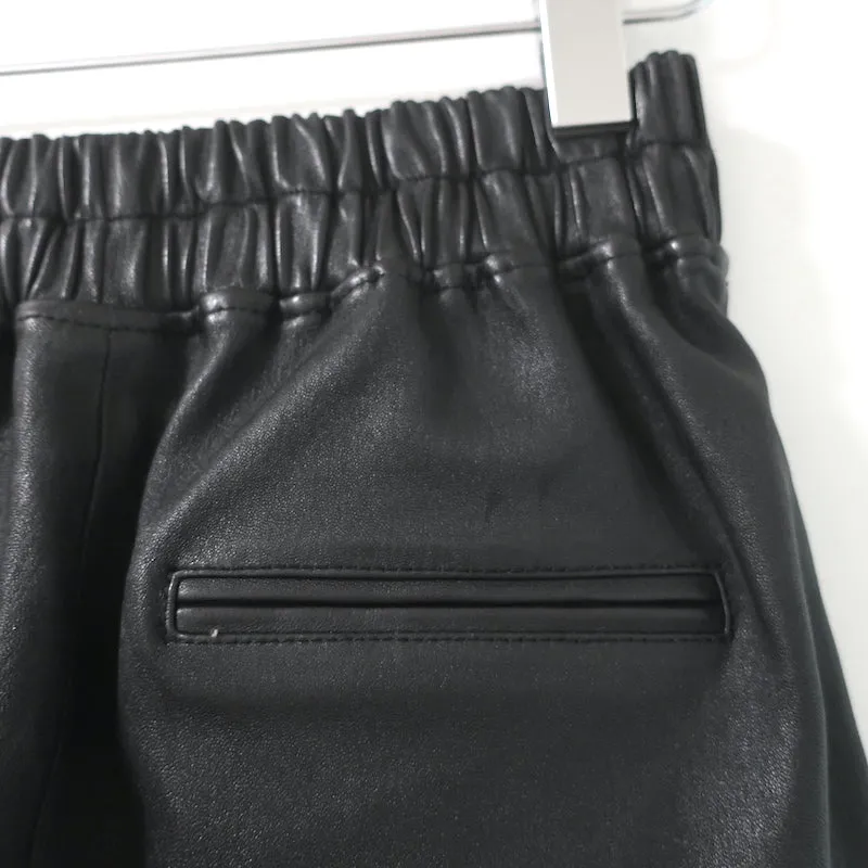 Ines & Marechal Jardin Leather Pants Black Size 36 Pull-On Trousers