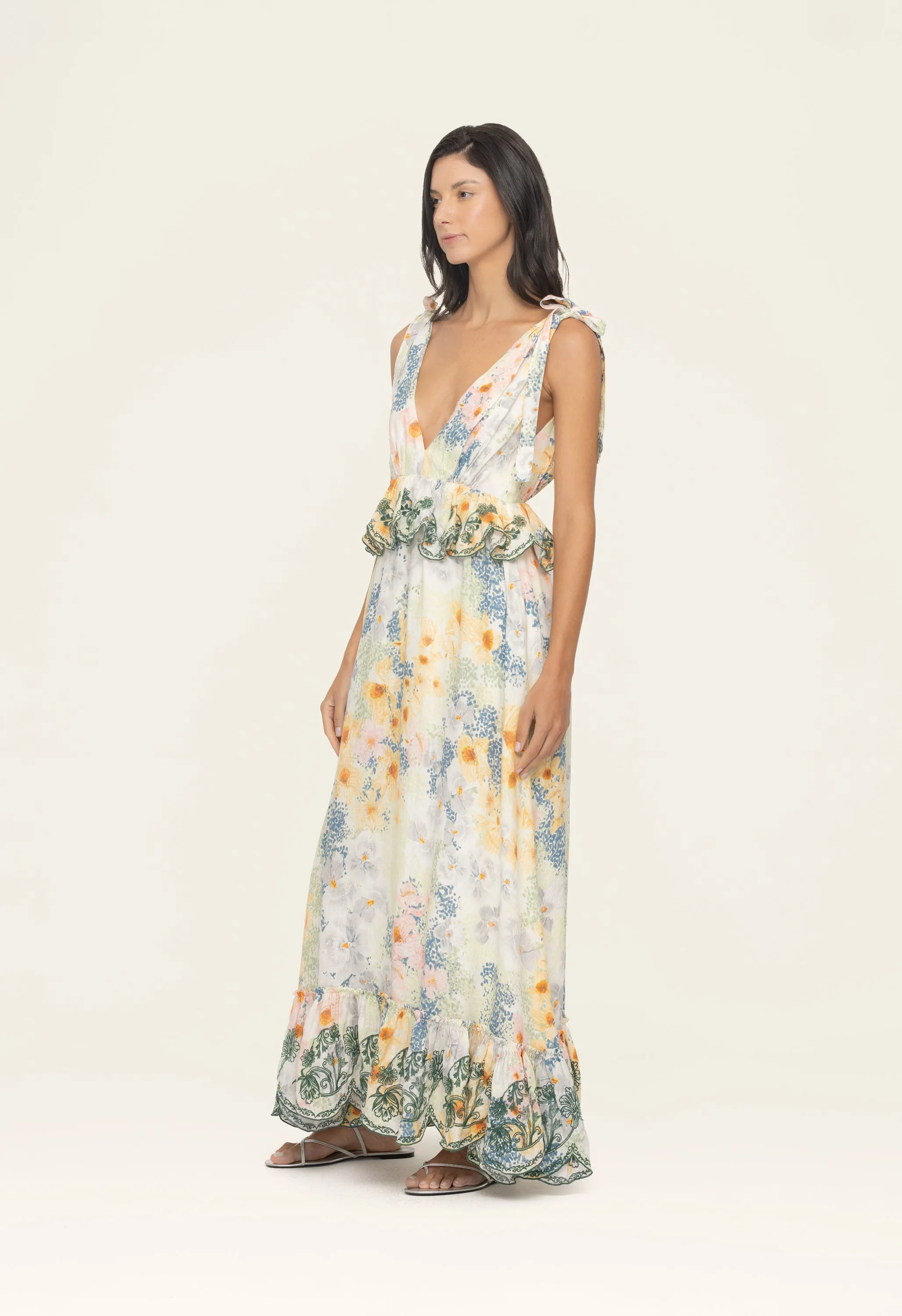 Infinito Florecer Maxi Dress