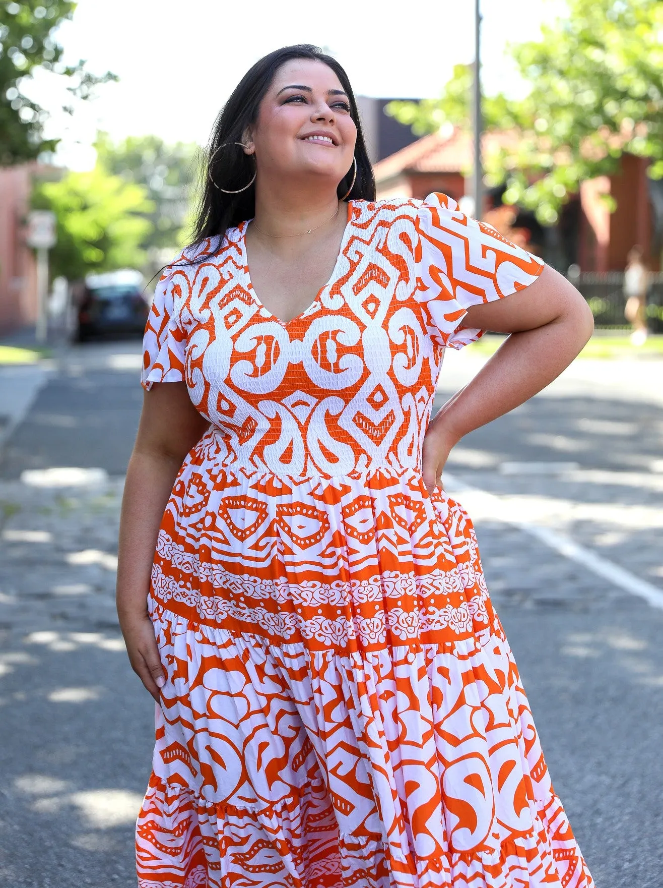 Ira Dress - Orange