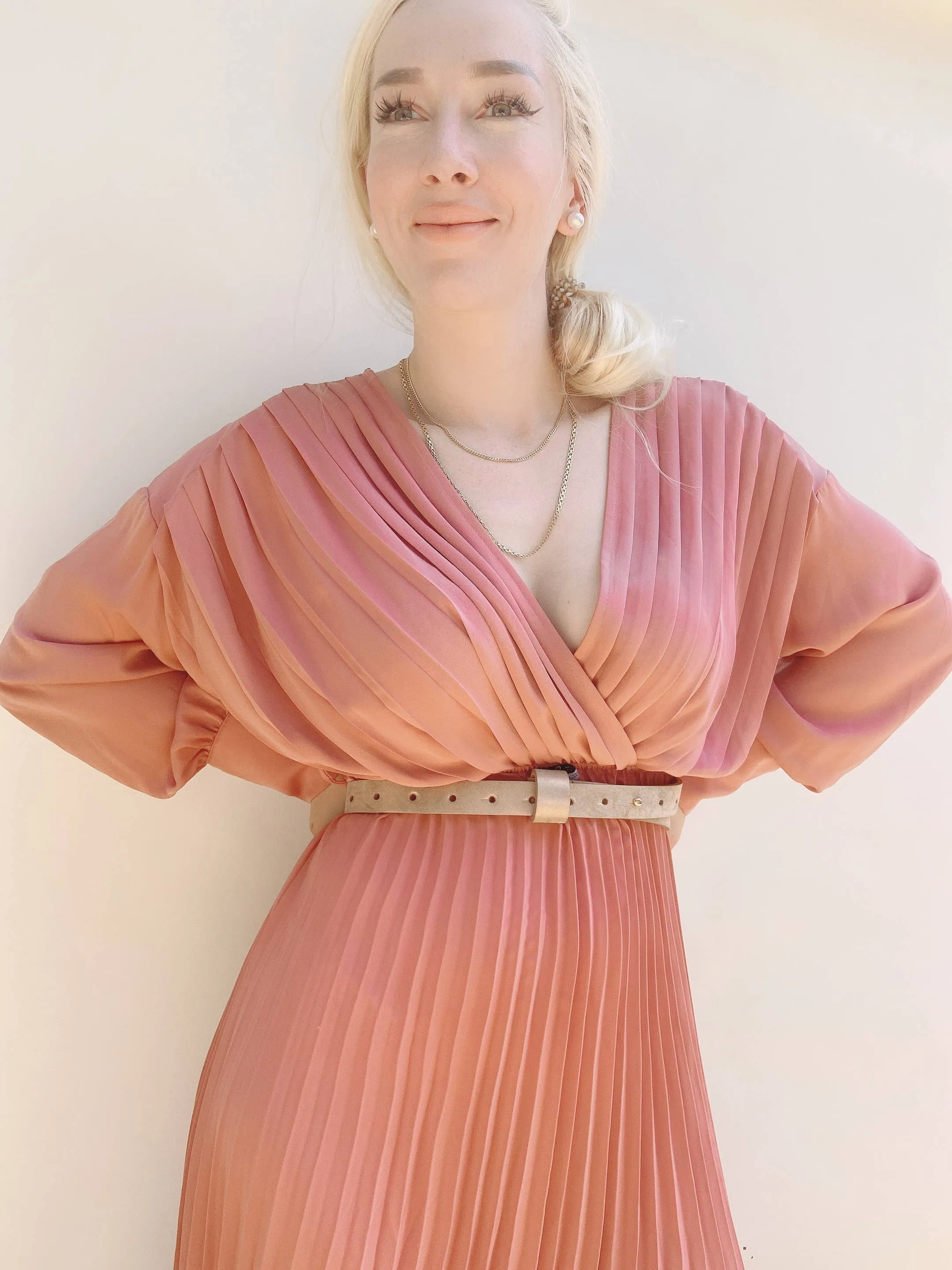 Iris Belt Taupe Croco