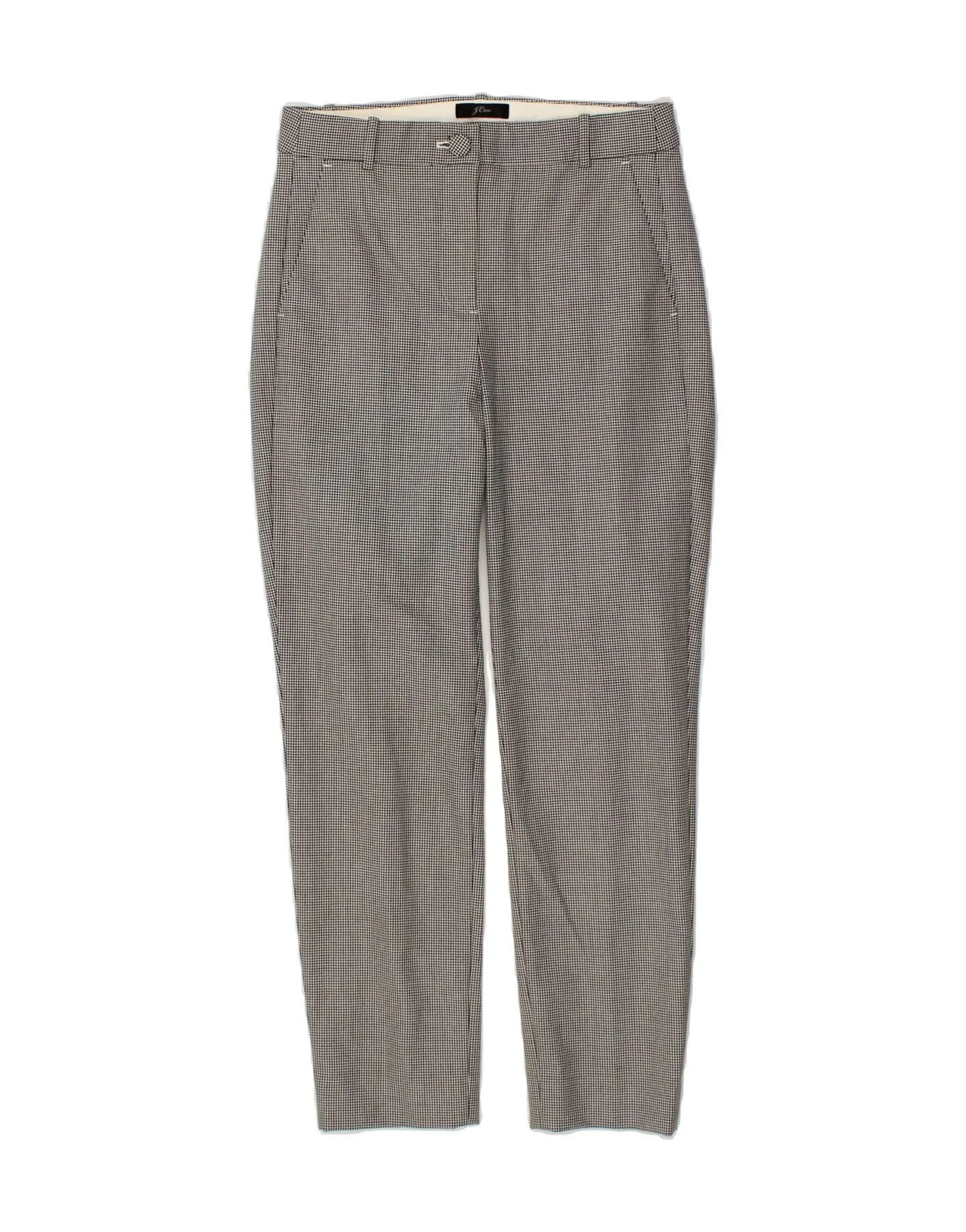 J. CREW Womens Cameron High Waist Chino Trousers US 4 Small W27 L27 Black