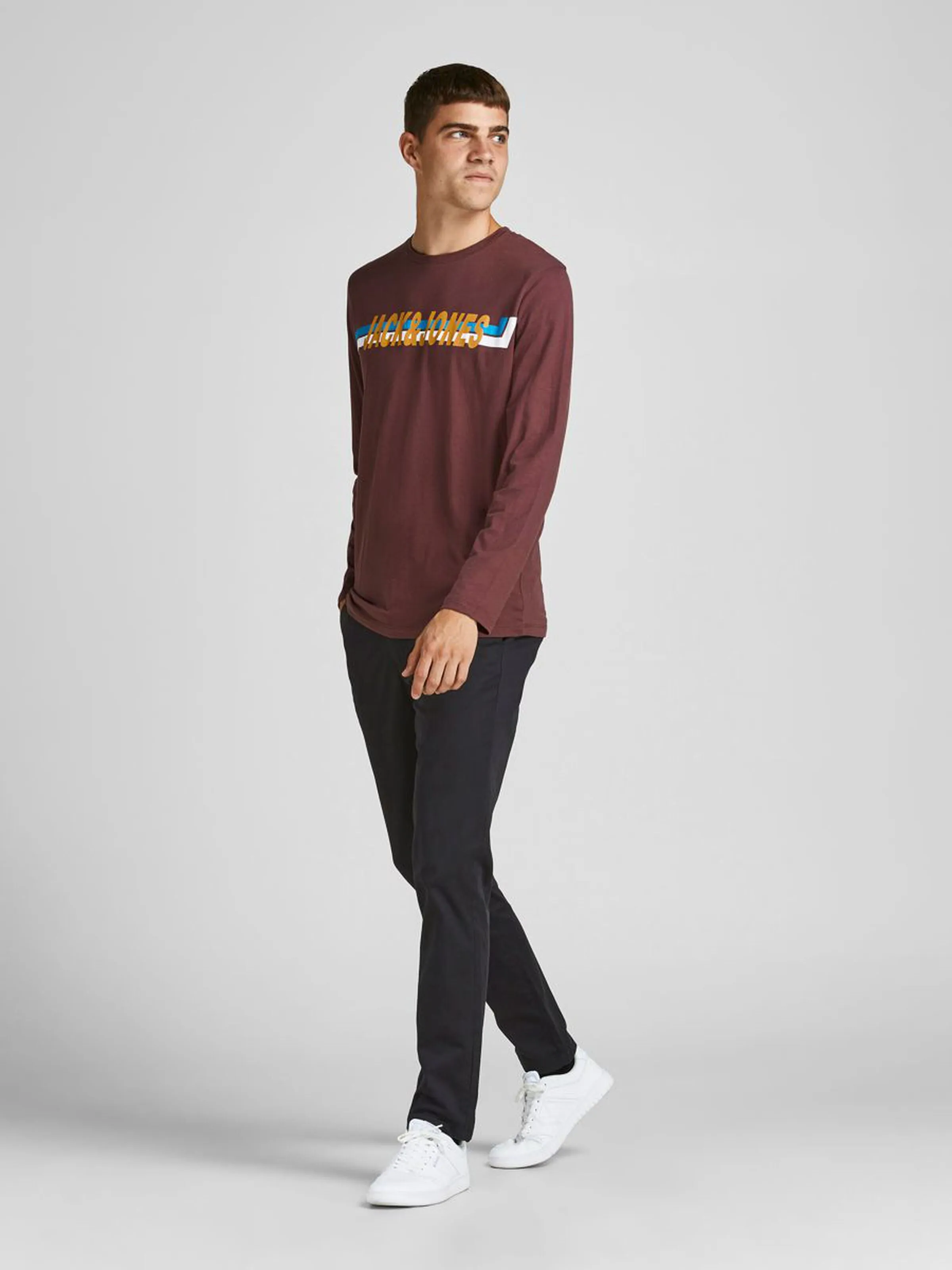Jack Jones Marco Bowie Slim Fit Chino Black