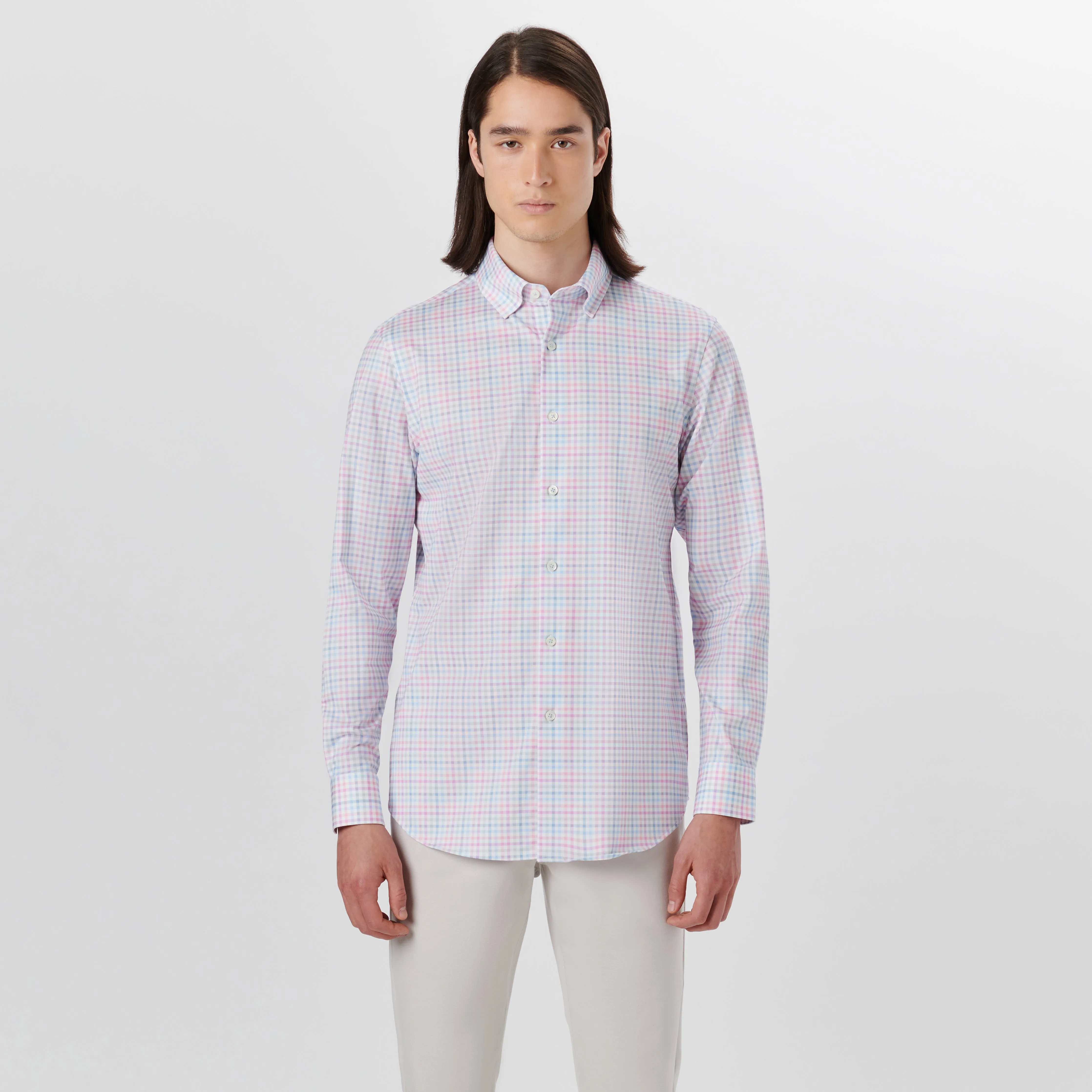 JAMES Mini Check OoohCotton Twill Shirt