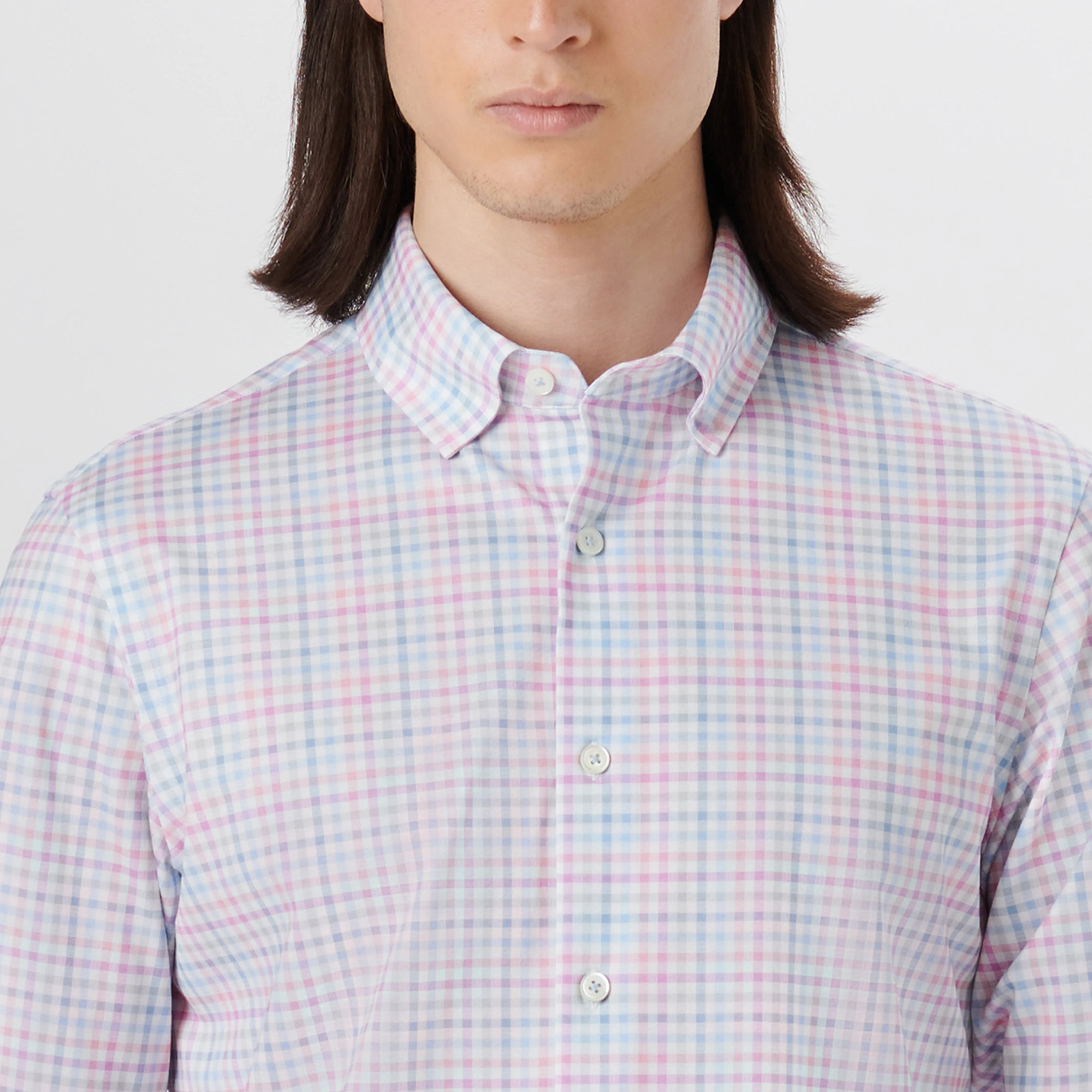 JAMES Mini Check OoohCotton Twill Shirt