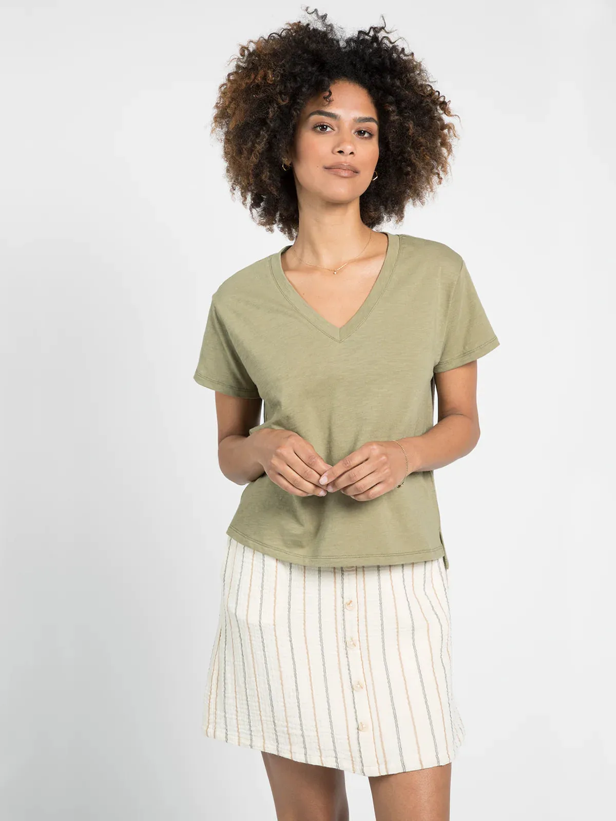 Jensen Tee - Olive Grove
