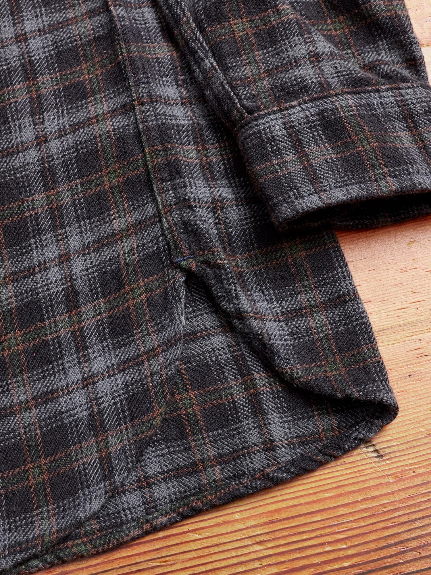 Jepson Work Shirt in Black Plaid