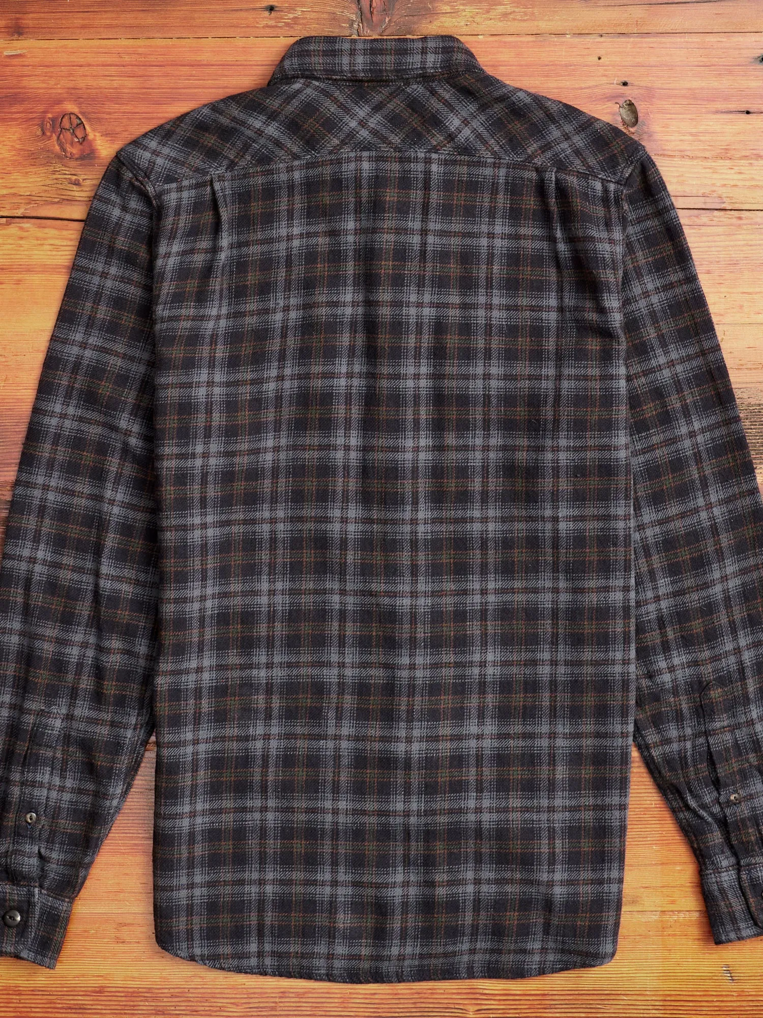 Jepson Work Shirt in Black Plaid
