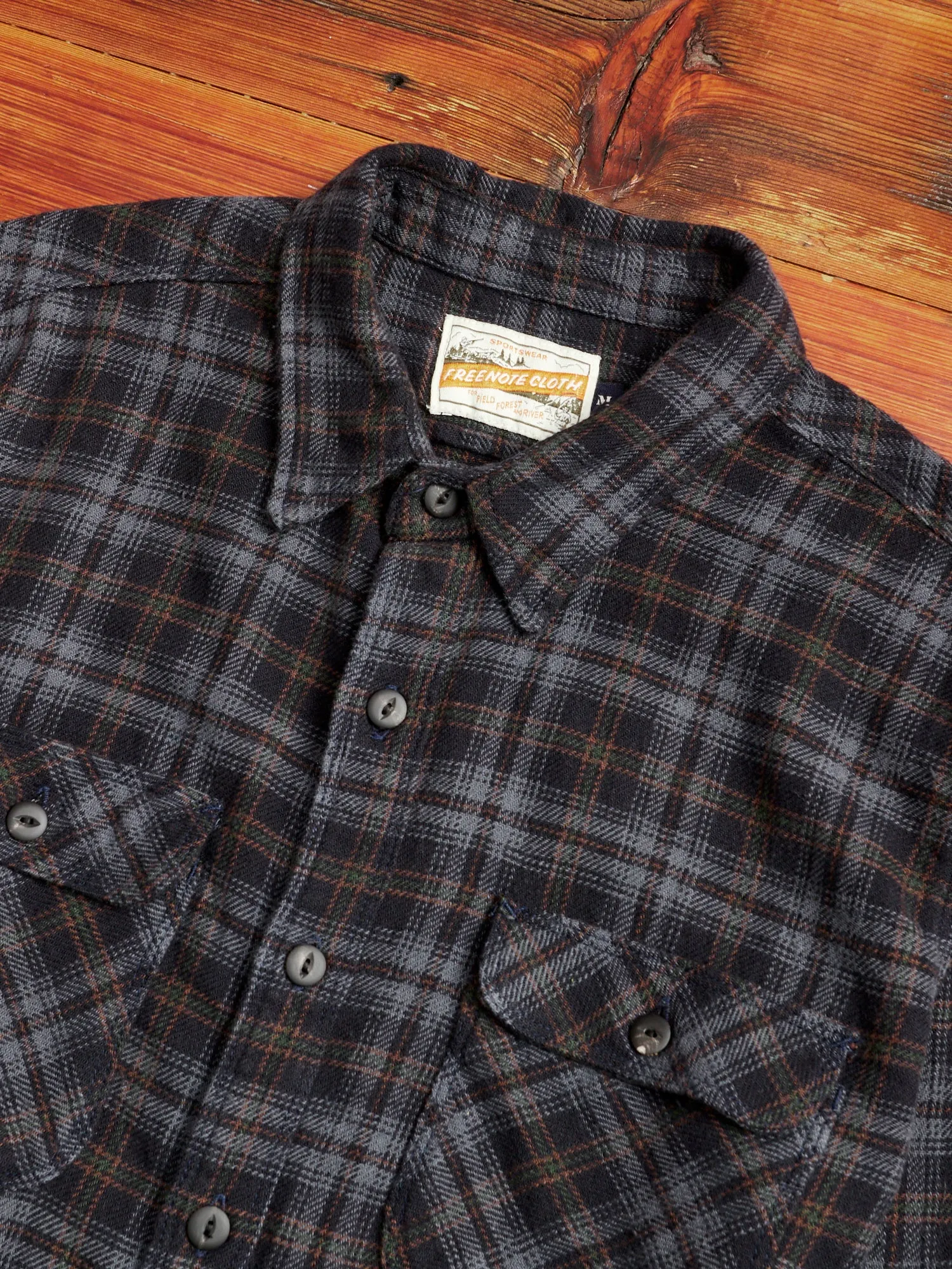 Jepson Work Shirt in Black Plaid