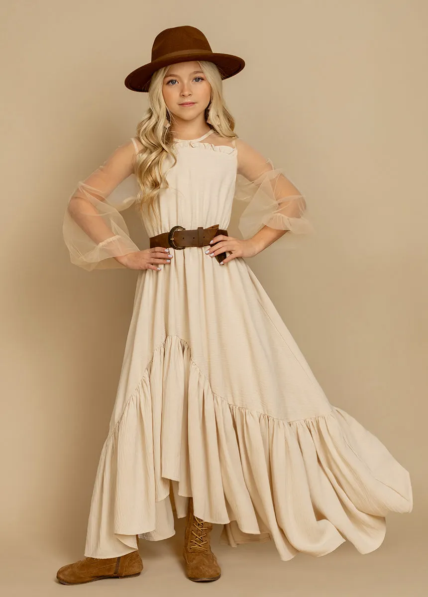Jespyr Dress in Ecru