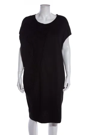 Jil Sander Black Ruffle Dress SZ 36