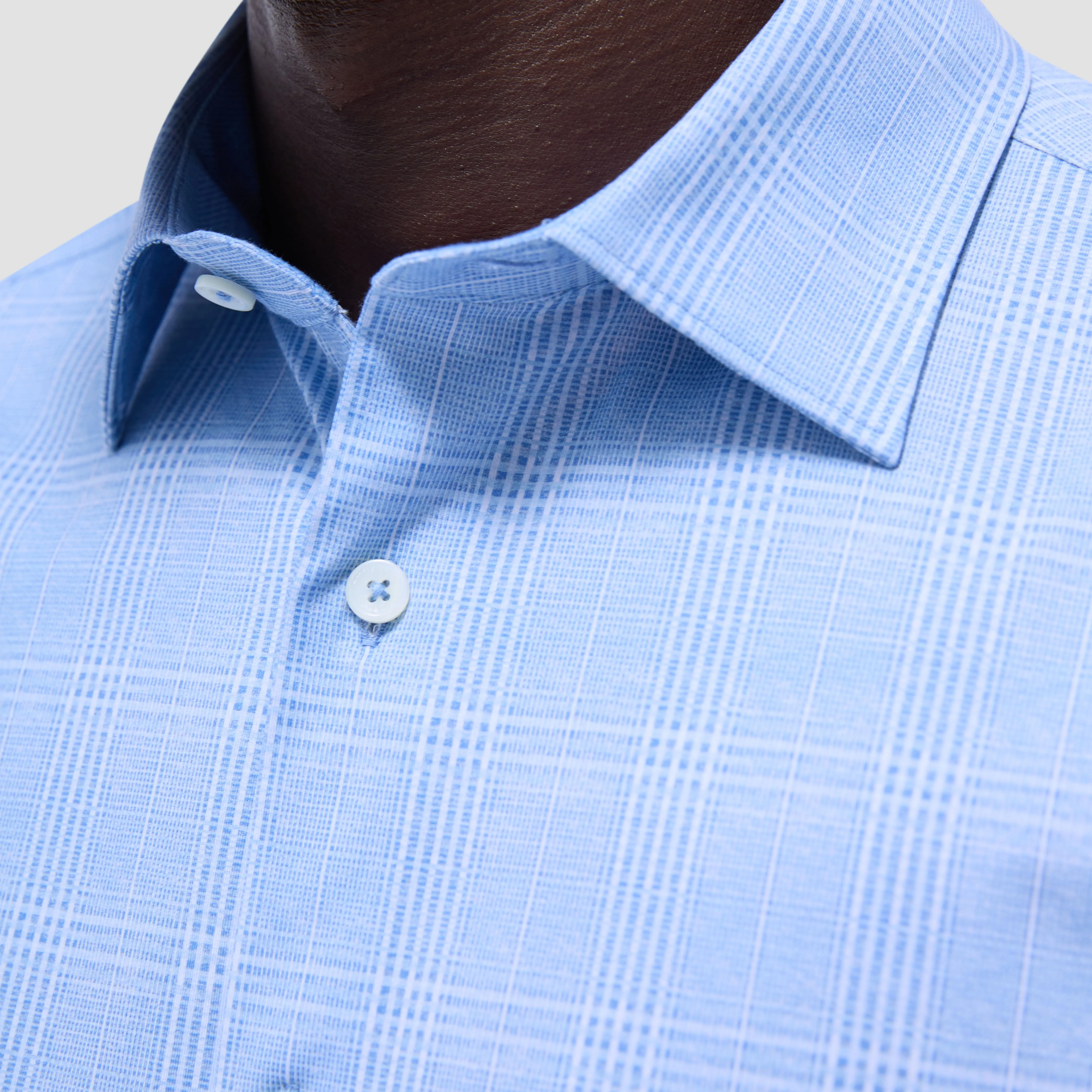Jimmy Double-Sided Glen Plaid & Herringbone OoohCotton Shirt