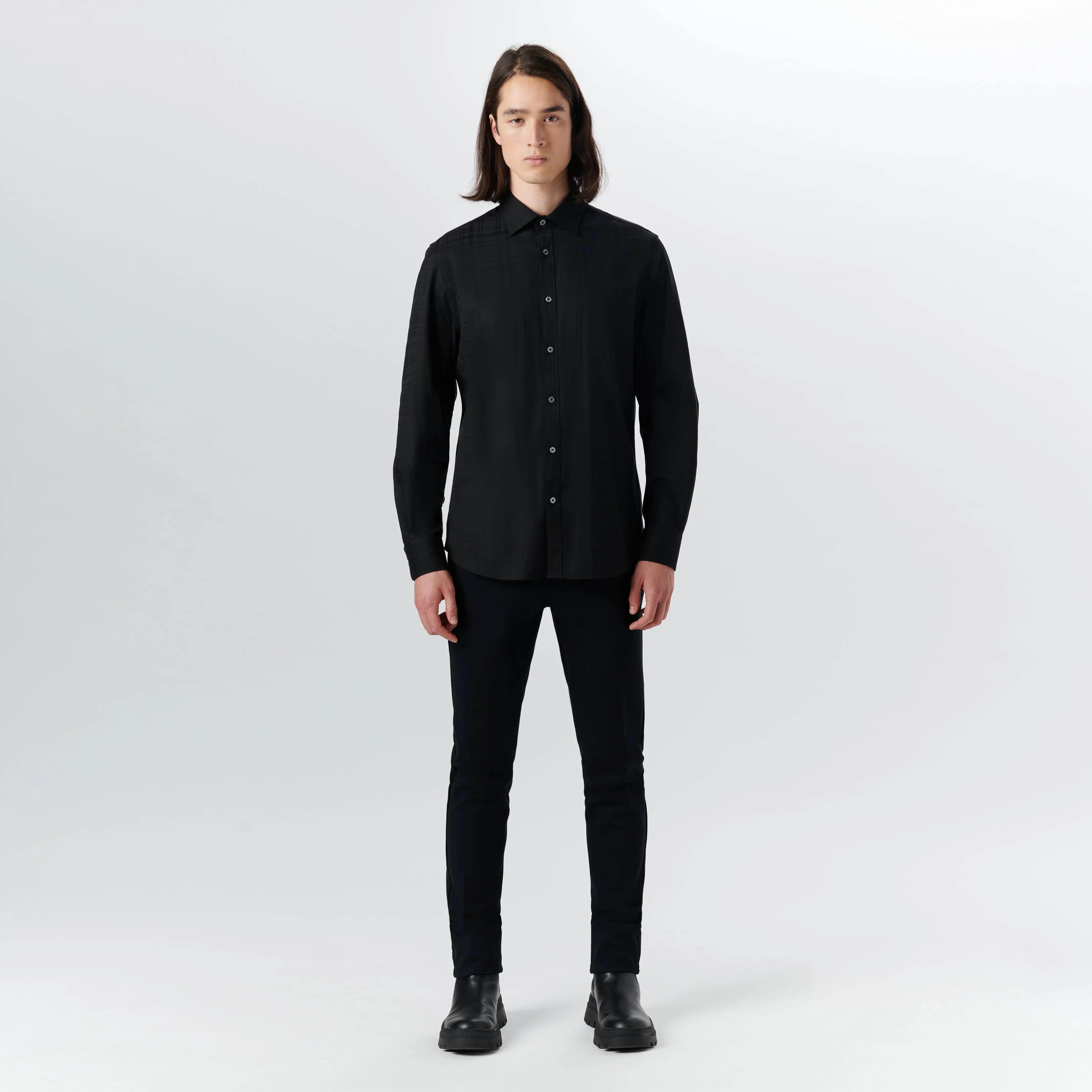 JULIAN Jacquard Check Shirt